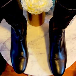 Gently worn  Stuart Weitzman soft leather ankle boot.